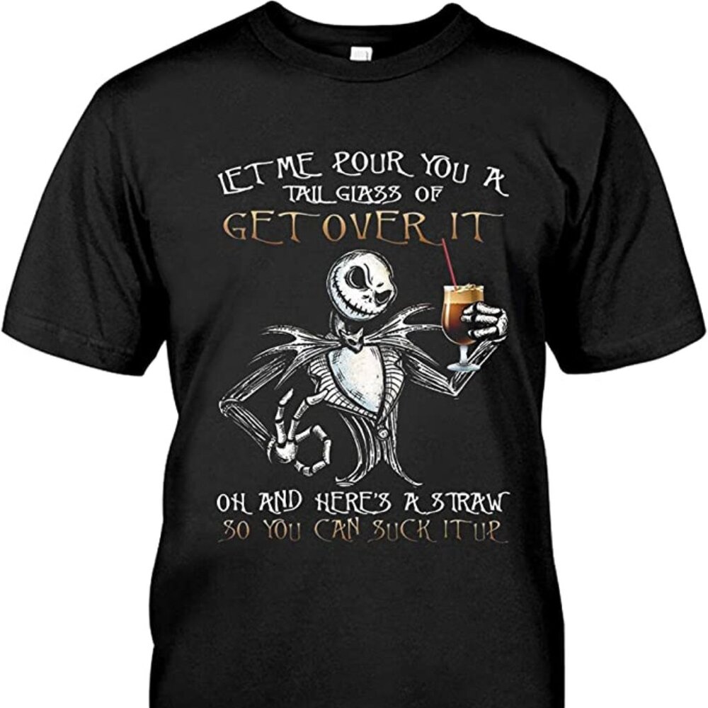 Jack Skellington T-Shirt Halloween Nightmare Before Christmas Fan Graphic 96